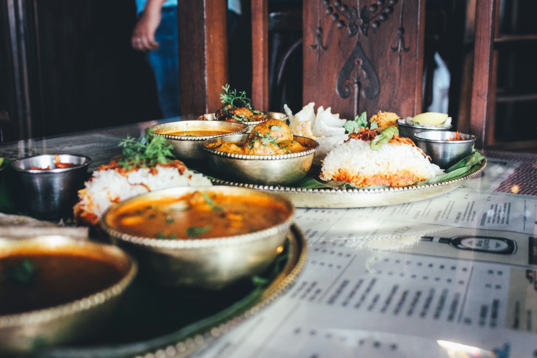 Dal and greens