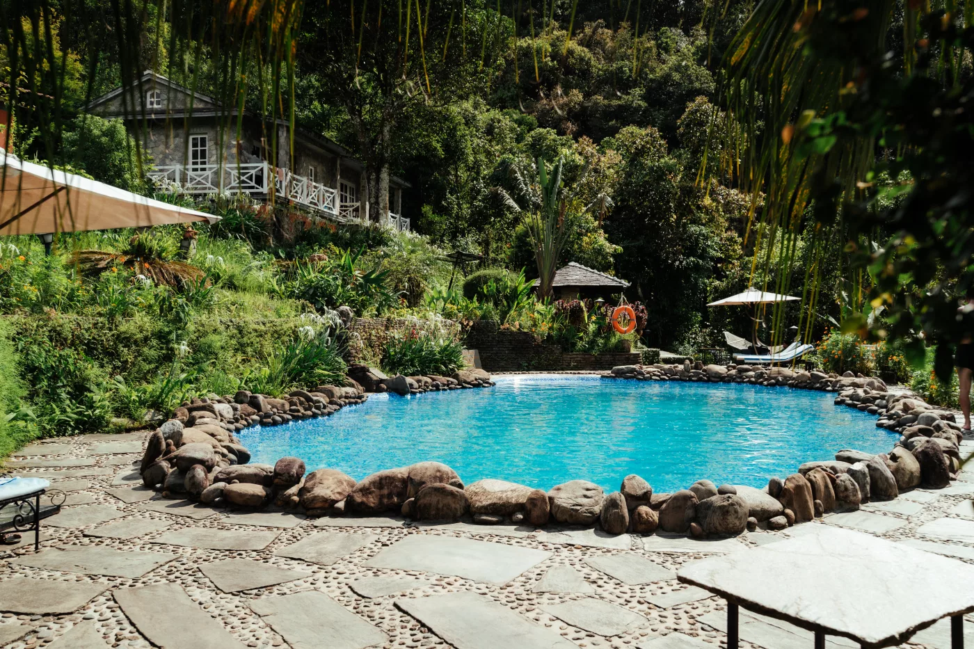Poolside bungalow